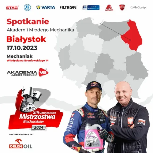 Spotkanie Akademii Młodego Mechanika | Białystok 17.10.2023r. | Machaniak